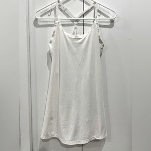 white outdoor voices exercise dress